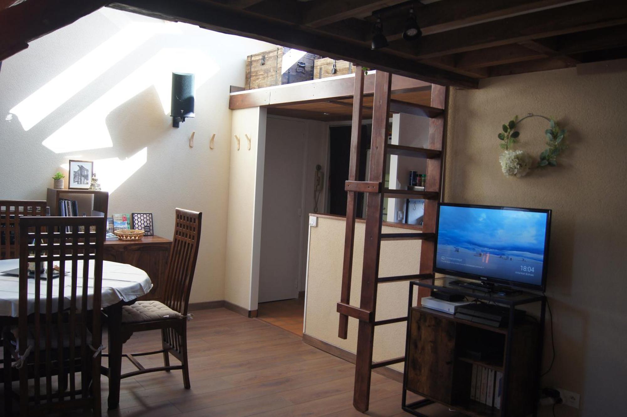 Le Perchoir De St-antoine - Centre Historique D'honfleur Avec Vue Sur Le Port, Netflix, Jeux, Vinyles Appartement Honfleur